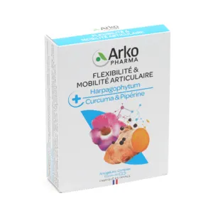 Gélules Harpagophytum Curcuma Pipérine Bio Arkopharma