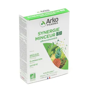 Arkofluides ampoules Synergie minceur Bio
