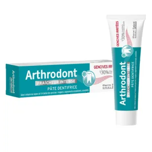Arthrodont dentifrice Fraicheur intense gencives irritées