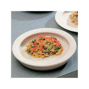 Assiette 23 cm avec bord intégré