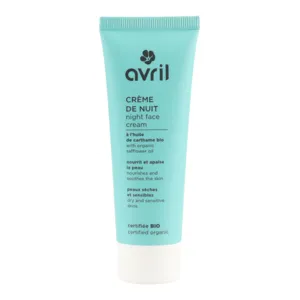 Avril crème visage de nuit bio Peau sèche et sensible