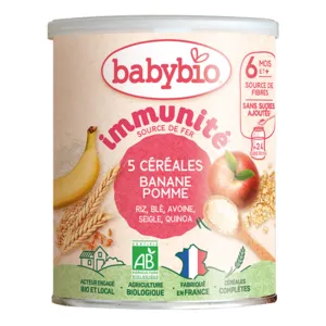 Babybio 5 céréales et fruits pour bébé