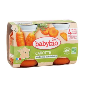 Petit pot Babybio Mes Légumes Carotte du Centre-Val de Loire