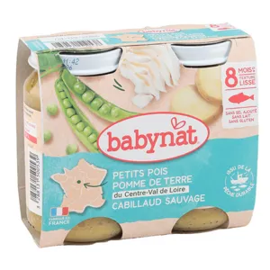 Petit pot Babynat Légumes Cabillaud