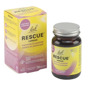 Fleurs de Bach Capsules Harmonie et Positivité Rescue