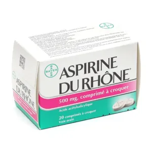 Aspirine du Rhône 500 comprimés à croquer