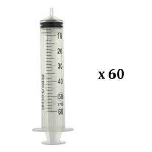 Seringue 50 ml embout excentré BD Plastipak 3 pièces