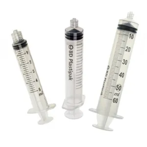 Seringues 3 pièces Luer Lock BD Plastipak