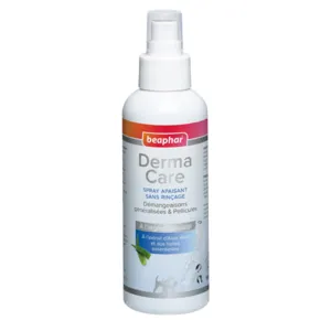 Spray apaisant sans rinçage démangeaisons et pellicules Beaphar DermaCare