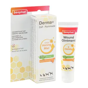 Beaphar Pommade Derma+ miel curcuma pour plaies