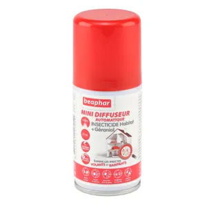 Beaphar Spray et diffuseur automatique Insecticide et acaricide Habitat