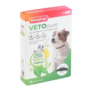 Collier anti puces pour chien Beaphar Vetopure