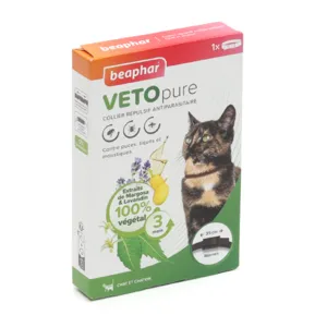 Collier antiparasitaire pour chat Vetopure Beaphar