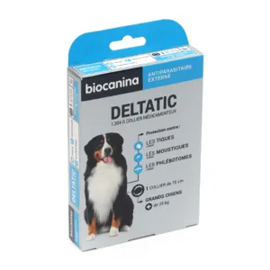 Biocanina Deltatic Collier antiparasitaire Grand chien