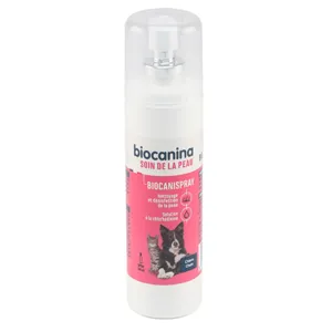 Biocanina Biocanispray solution désinfectante à la chlorhexidine