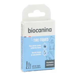 Pince à tique chats et chiens Biocanina