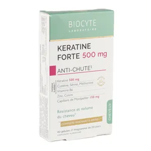 Biocyte Kératine Forte gélules Anti-Chute cheveux