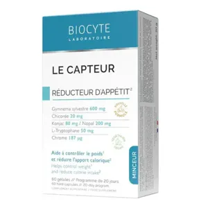 Gélules Réducteur d'appétit Biocyte Le capteur