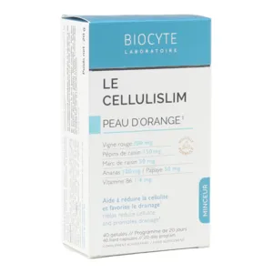 Gélules Cellulislim Biocyte peau d'orange