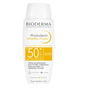 Fluide solaire Bioderma Photoderm  Mineral SPF50+