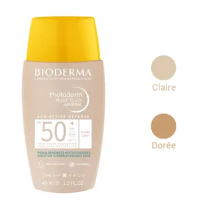Fluide solaire teinté Bioderma Photoderm Nude Touch Mineral SPF50+