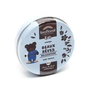 Biofloral Beaux rêves Gummies bio Relaxation enfants