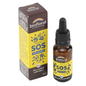Complexe Fleurs de Bach SOS Nuit paisible gouttes biofloral