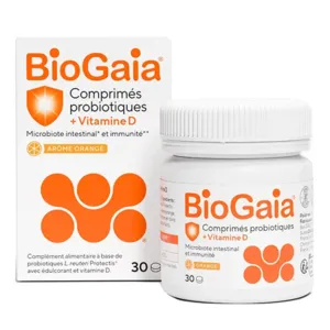 Biogaia Vitamine D et probiotique Comprimés à croquer