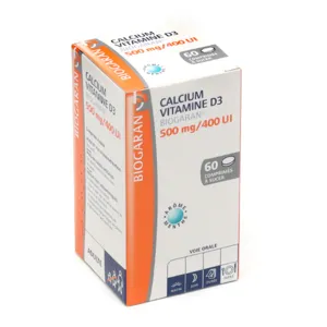Calcium 500 mg Vitamine D3 Biogaran