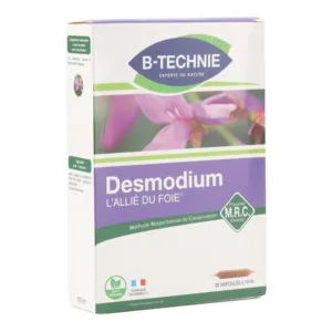 Ampoules détox foie Desmodium Biotechnie