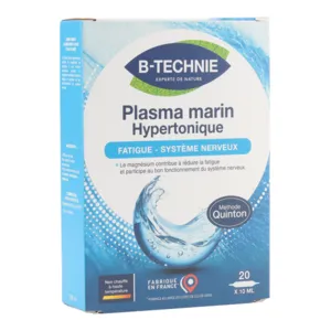 Biotechnie Plasma marin hypertonique ampoules méthode Quinton