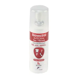 Spray anti moustique Biovectrol Intégral Peau et Vêtements
