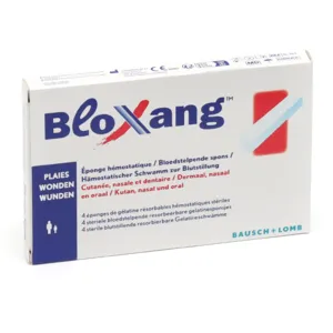 Bloxang éponges hémostatiques pour saignements du nez