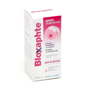 Bloxaphte Bain de bouche Aphtes et lésions buccales