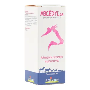 Solution homéopathique vétérinaire Abcédyl GA Boiron