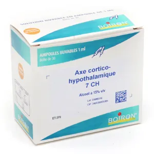 Axe Cortico-Hypothalamique 7CH ampoules buvables Boiron