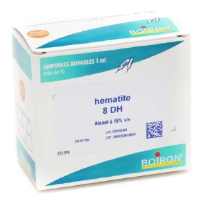 Boiron ampoules Hematite 8 DH