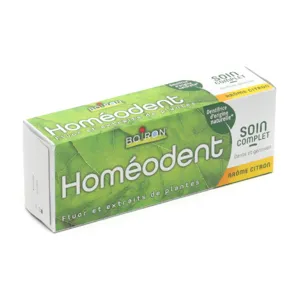 Boiron Homéodent citron dentifrice compatible avec homéopathie