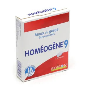 Homeogene 9 mal de gorge