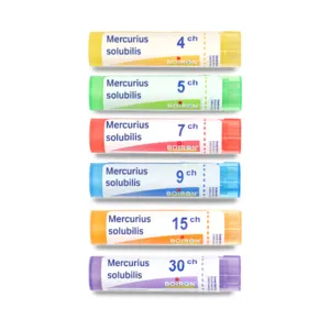 Mercurius solubilis Boiron granules homéopathiques