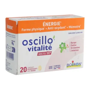 Comprimés Oscillo vitalité 50 ans et plus
