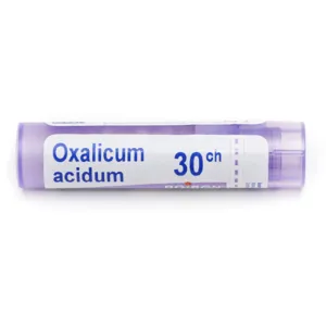 Oxalicum acidum 30CH granules homéopathiques Boiron