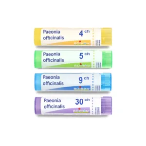 Paeonia officinalis granules homéopathiques Boiron