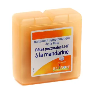 Pâte à sucer LHF Mandarine Boiron traitement homéopathique toux