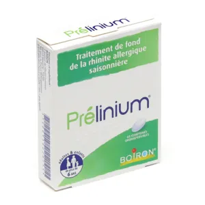 Prélinium Boiron Rhinite allergique saisonnière comprimés