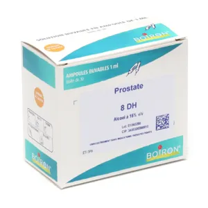 Boiron Prostate 8DH ampoules homéopathiques