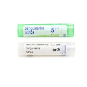 Sanguinarina nitrica granules homéopathiques Boiron