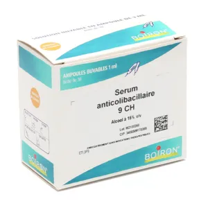Ampoules buvables Boiron de Serum Anticolibacillaire 9CH