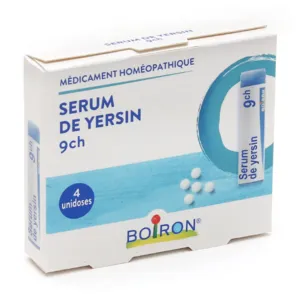 Serum de Yersin Boiron pack de 4 doses homéopathiques