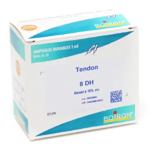 Boiron Tendon 8 DH homéopathie en ampoules